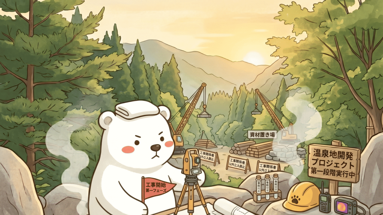 温泉地計画を読む